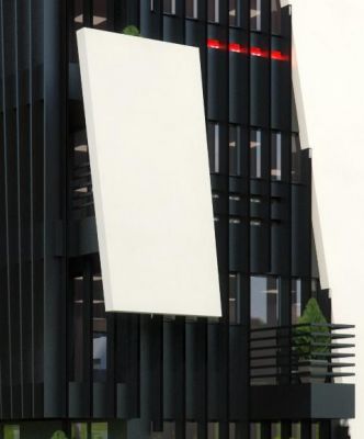 balkon typu żyleta i poniżej typu lufa Skrzydła Zach. / razor & barrel types balcony of the East Wing.