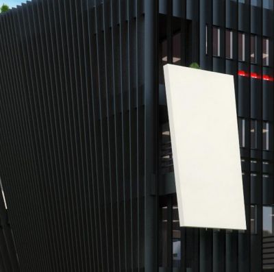 balkon typu żyleta Skrzydła Zach. / razor type balcony of the East Wing.