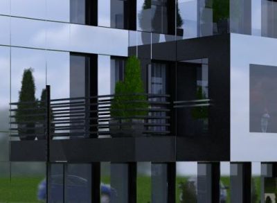 balkon nad wejściem / balcony over the entrance.