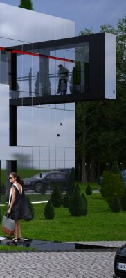 detal: balkon typu akwarium / detail: balcony aquarium type.