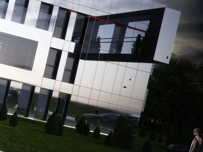 balkony elewacji frontowej / frontal elevation balconies.