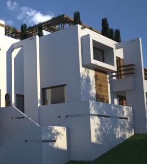 Villa ZENGA - detale elewacji pd. / south elevations details.