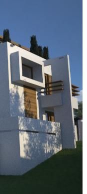 Villa ZENGA - elewacja pd. / south elevation.