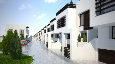 Ciąg budynków Zenga Park / The series of Zenga Park buildings.