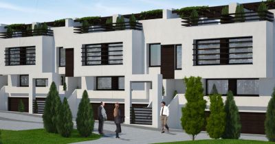 Prywatny ogród na końcu Skrzydła północnego / Private garden at the end of the North Wing of Zenga Park.