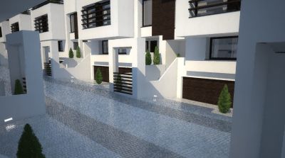 Widok z podjazdu na uliczkę Zenga Park / A view from the garrage 