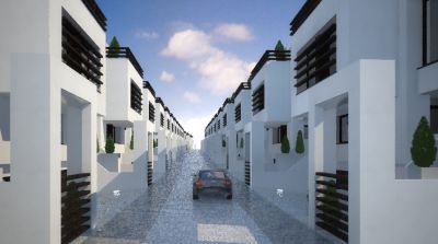 Nostalgiczna uliczka w stylu hanzeatyckiego Starego Gdańska / Hanza style nostalgic street of Zenga Park.