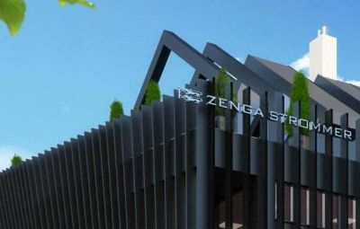 Tarasy widokowe na ostatniej kondygnacji Zenga Strommer / Viewing terraces on the Zenga Strommer highest floor.